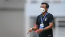 Widodo Cahyono Putro sukses membuat Persita Tangerang menjadi kuda hitam di BRI Liga 1 2021/2022. Berstatus promosi, Pendekar Cisadane mampu merepotkan tim-tim tradisi. Saat ini, Persita berhasil mengoleksi 25 poin dan bertengger di posisi ke-10. (Bola.com/Bagaskara Lazuardi)