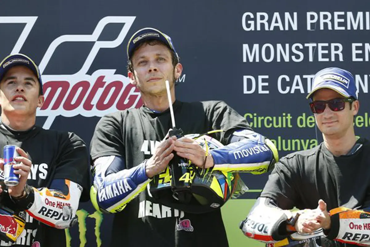 Valentino Rossi, Marc Marquez, Dani Pedrosa