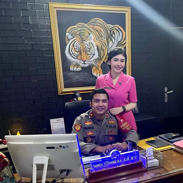 Dulu Pernah Viral, Ini 6 Pesona Rica Andriani Kenakan Seragam Bhayangkari