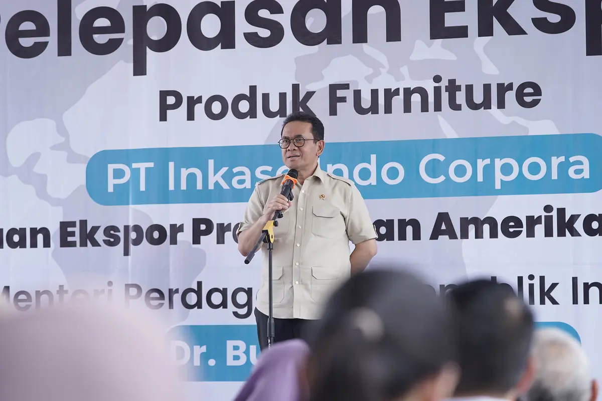 Libatkan UMKM, Mendag Lepas Ekspor Furnitur di Klaten
