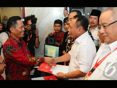 Tim pengacara Prabowo Subianto-Hatta Rajasa datangi Mahkamah Konstitusi (Liputan6.com/Andrian M Tunay)