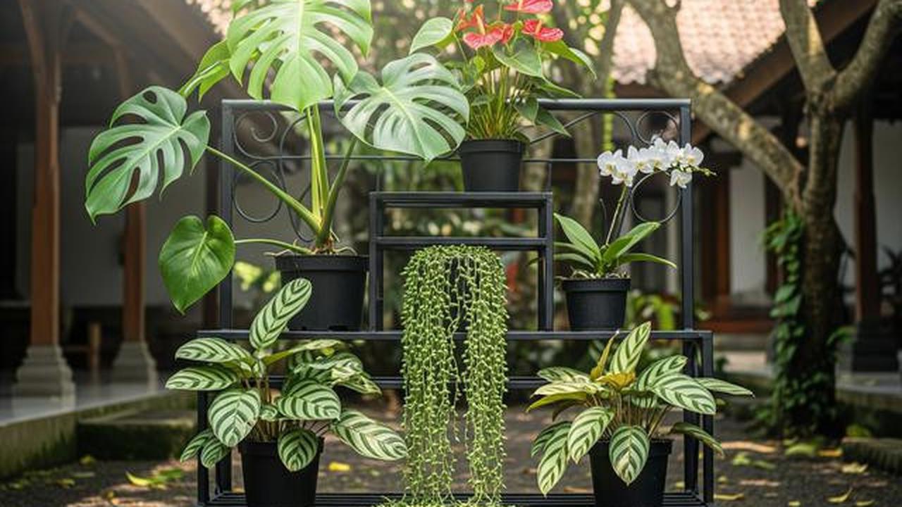 8 Model Rak Tanaman Bertingkat di Pekarangan Rumah yang Tahan Cuaca