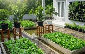 8 Ide Pekarangan Produktif untuk Rumah yang Sering Kebanjiran, Tetap Hijau dan Estetis