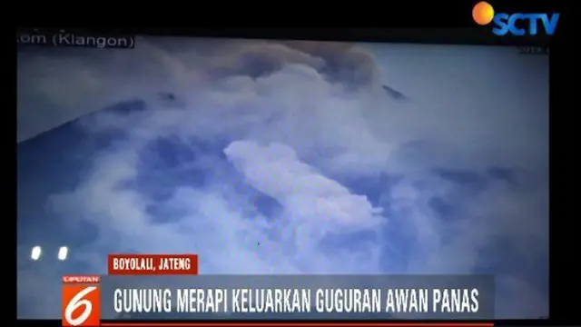 Aktivitas Gunung Merapi meningkat dengan adanya guguran awan panas sebanyak tiga kali. Meski demikian, warga masih beraktivitas seperti biasa.