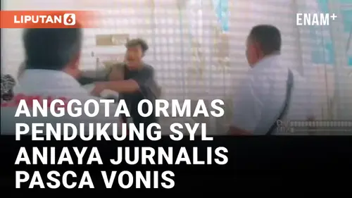 VIDEO: Dianiaya 3 Anggota Ormas Pendukung SYL, Jurnalis Melapor ke Polda Metro Jaya