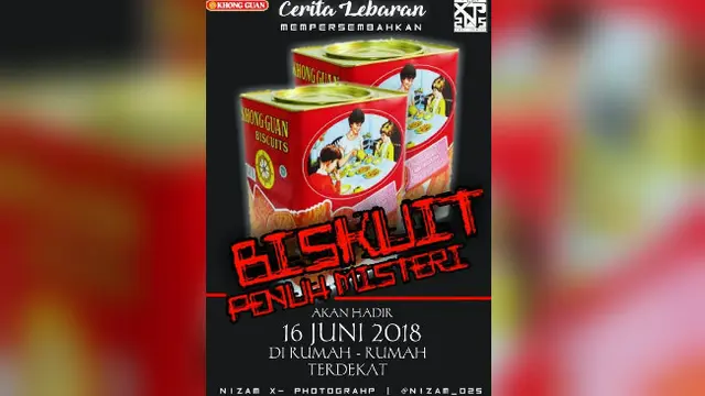 Banyak kejadian tak terduga saat orang-orang ingin menyantap makanan dari kaleng kue Lebaran.