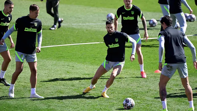 FOTO: Atletico Madrid Siap Buat Kejutan di Markas Chelsea