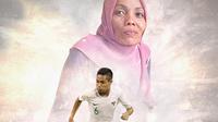 Timnas Indonesia - Evan Dimas dan Ibunya (Bola.com/Adreanus Titus)
