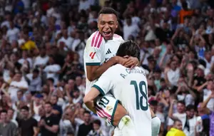 Brace Kylian Mbappe ke Gawang Emil Audero Antar Real Madrid Kalahkan Rayo Vallecano 4-1 di Santiago Bernabeu