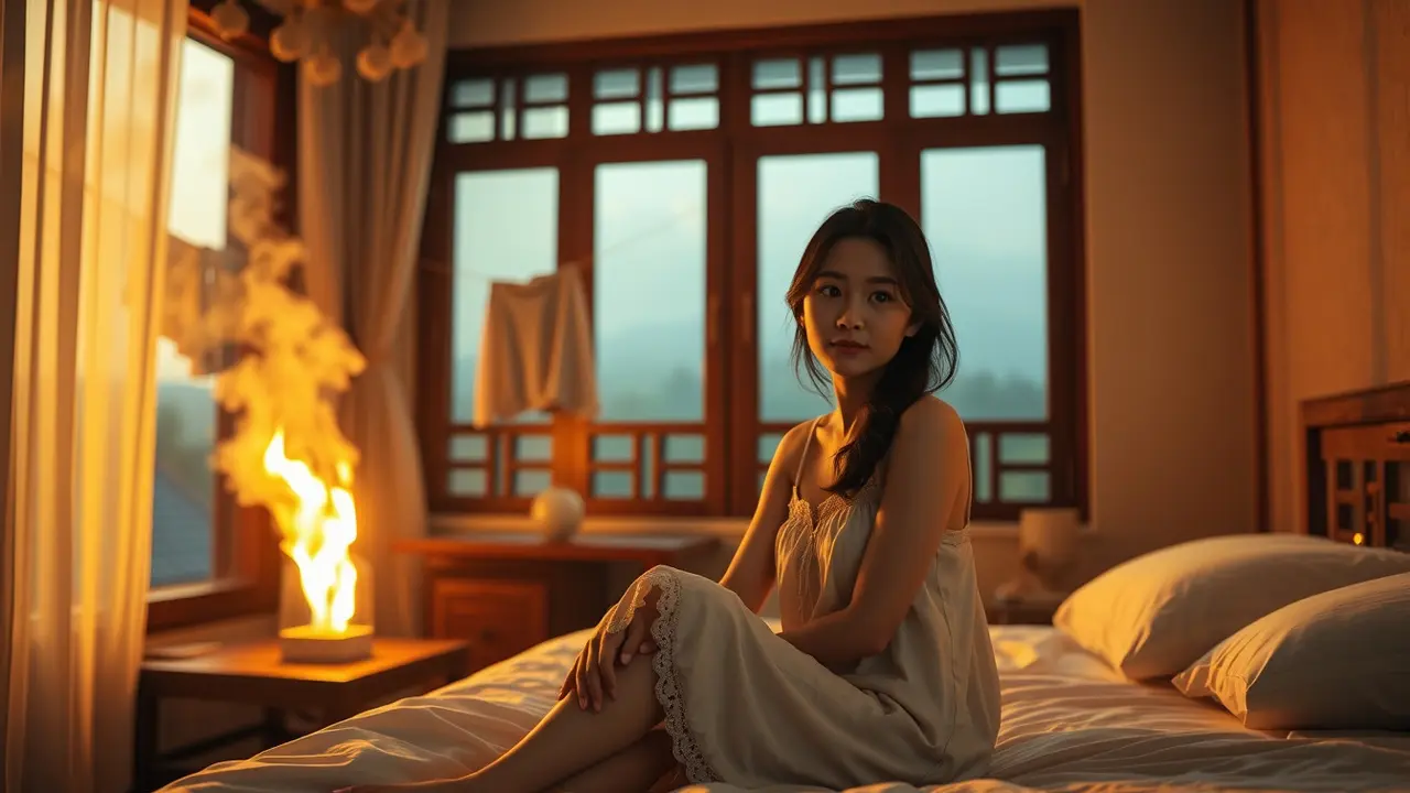 mimpi bakar baju