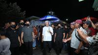 Capres nomor urut 3 Ganjar Pranowo saat kampanye di Dukuh Peloksari, Desa Senting, Kecamatan Sambi, Kabupaten Boyolali. (Tim Media Ganjar Pranowo)