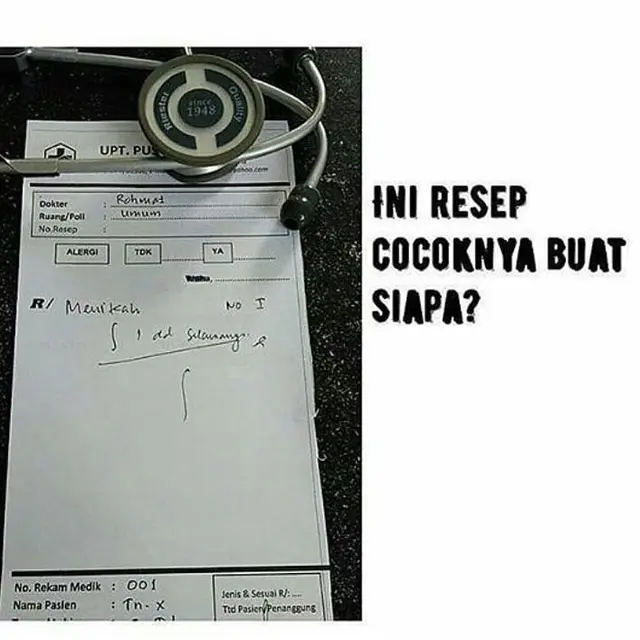 6 Tulisan di Bungkus dan Resep Obat Ini Nyeleneh, Dijamin Langsung Sembuh