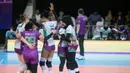 Sementara pemain JPE, Nurlaili mengakui bersyukur atas kemenangan hari ini. Ia bertekad untuk mempersembahkan juara lagi untuk Pertamina. (Dok. PBVSI)