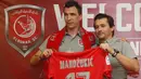 Al-Duhail. Mario Mandzukic menjalani setengah musim di Juventus tanpa bermain pada awal musim 2019/2020 sejak kedatangan Maurizio Sarri yang tidak memakainya. Pada Desember 2020 ia hijrah ke Al-Duhail di Liga Qatar dan tampil dalam 10 laga dengan mencetak 2 gol. (Foto: AFP/Karim Jaafar)