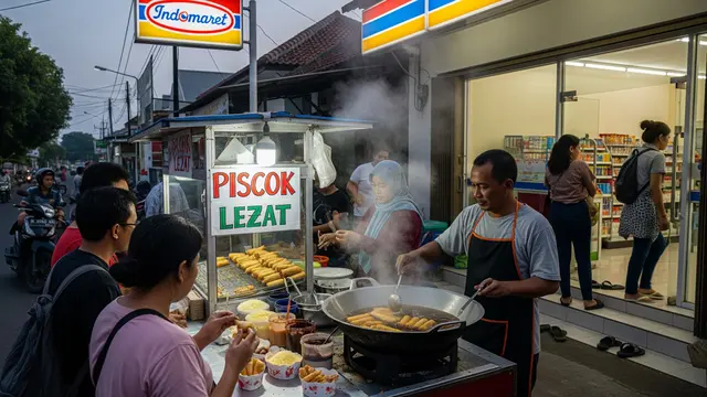 Ide Jualan Depan Rumah Dekat Indomaret Ini Dijamin Ramai Pembeli (Image by Gemini AI)