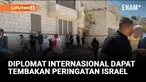 PASUKAN ISRAEL MELEPASKAN TEMBAKAN PERINGATAN SAAT DIPLOMAT INTERNASIONAL BERKUNJUNG KE TEPI BARAT