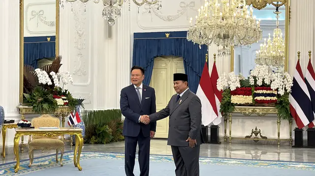 Prabowo Sambut Kunjungan Resmi PM Thailand di Istana