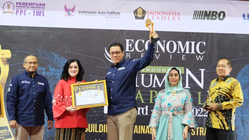 PT Bank Muamalat Indonesia Tbk meraih penghargaan Indonesia Human Capital Award VIII 2022. (Dok Bank Muamalat)