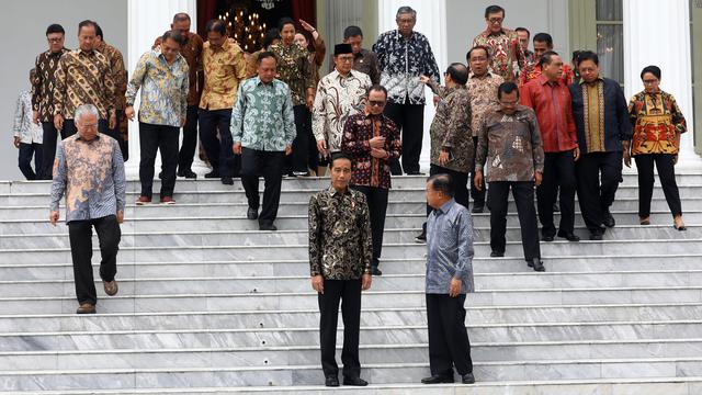 Momen Perpisahan Jokowi dan Kabinet Kerja Jilid I