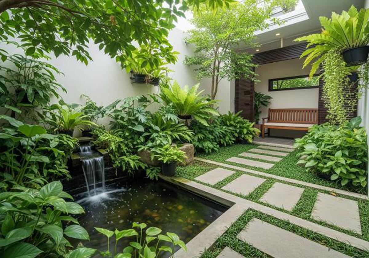 Trik Membuat Halaman Rumah Elit di Kampung, Kombinasi Sederhana tapi Berkelas