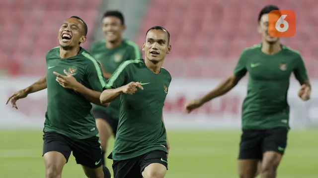 Latihan Timnas Indonesia
