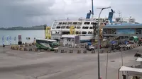 Pelabuhan Bakauheni. (Liputan6.com/ Ardi Munthe)