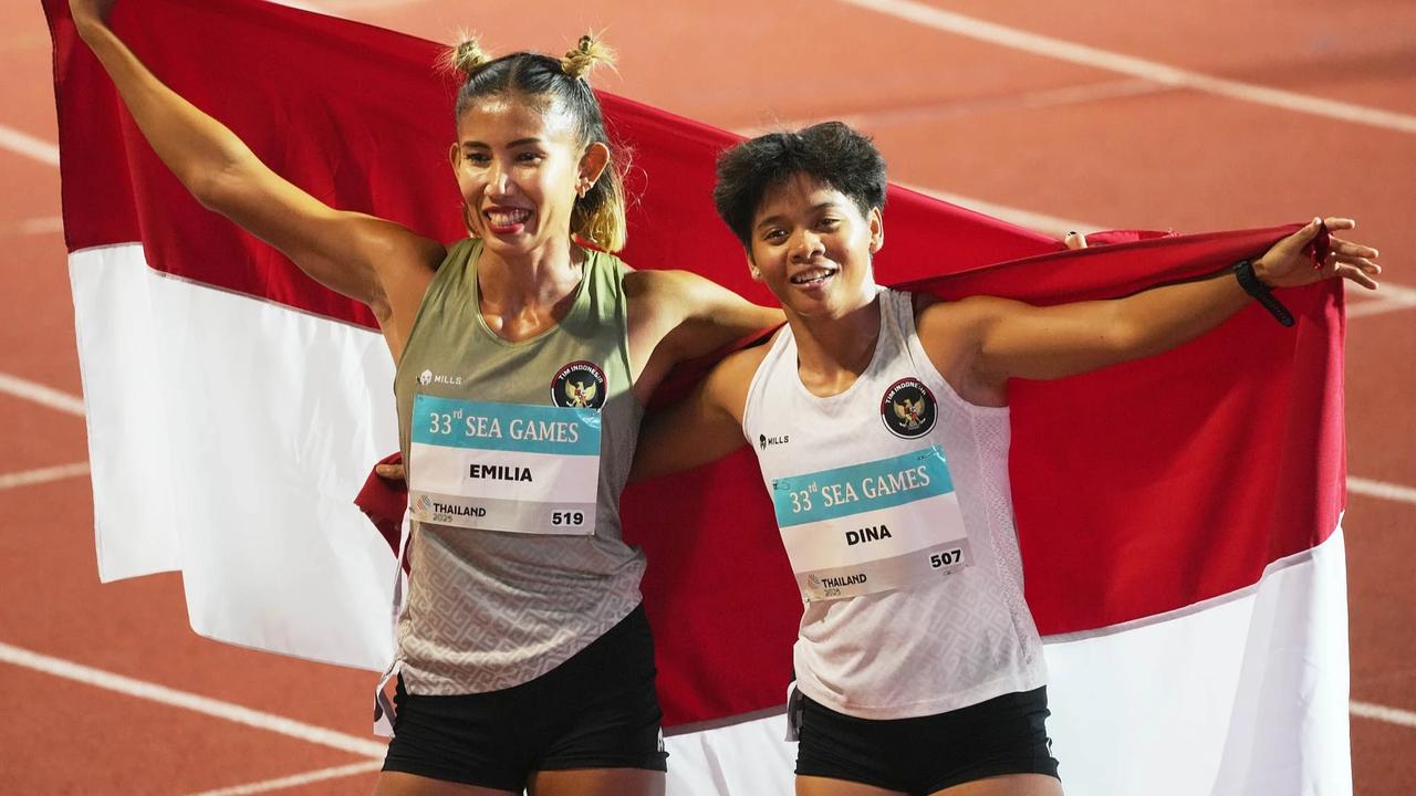 FOTO: Dina Aulia Persembahkan Emas Lari Gawang 100 Meter Putri  di SEA Games 2025