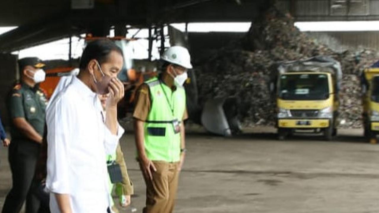 Kunjungi Fasilitas Pengolahan Sampah Jadi Bahan Bakar Pertama di Indonesia, Jokowi: Bisa Ganti Batu Bara 60 Ton per Hari