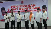 PKS resmi mengusung Mochamad Maesyal Rasyid, mantan Sekda wilayah tersebut, dan Intan Nurul Hikmah, sebagai bakal calon bupati dan bakal calon wakil bupati Tangerang. (Pramita Tristiawati).