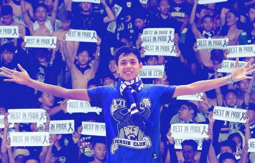 Ricko Andrean, bobotoh korban permusuhan panas suporter Persib dengan Persija. (Bola.com/Instagram Persib)