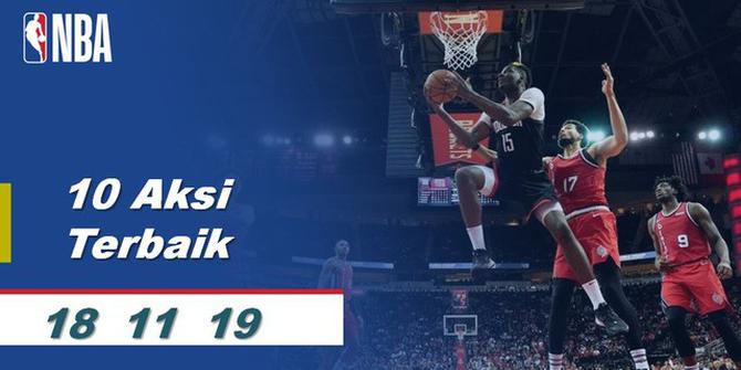 VIDEO: 10 Aksi Pemain Terbaik NBA 19 November 2019