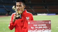 Striker Persita Tangerang, Sirvi Arfani. (Bola.com/Gatot Susetyo)