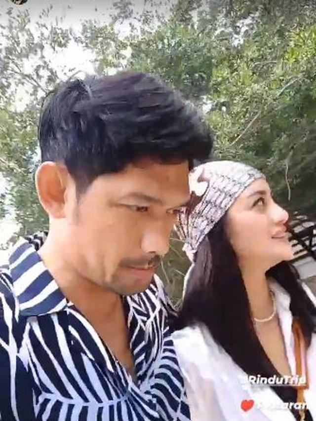 6 Momen Honeymoon Ririn Ekawati dan Ibnu Jamil di Bali, Romantis