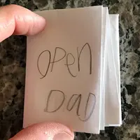 Lucu banget anak 7 tahun ini mengungkapkan cinta ke ayahnya, bikin hari sang ayah menyenangkan! (Foto: Boredpanda)