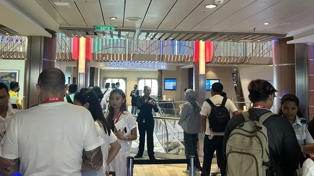 Pengalaman berlayar dengan kapal pesiar Spectrum of the Seas milik Royal Carribean. (Foto: Liputan6.com/Elga N)
