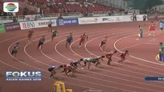 Zohri dan kawan-kawan akan melaju ke final cabang atletik nomor lari estafet 4x100 meter putra.