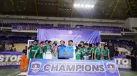 Kejaksaan Tinggi Kepri dan Kejaksaan Negeri Batam kompak memerangi praktik judi online di kalangan pelajar dengan menggelar turnamen futsal Adhyaksa Cup 2024 yang bertempat di GOR Temenggung Abdul Jamal Batam, Jumat (12/7)/Istimewa.