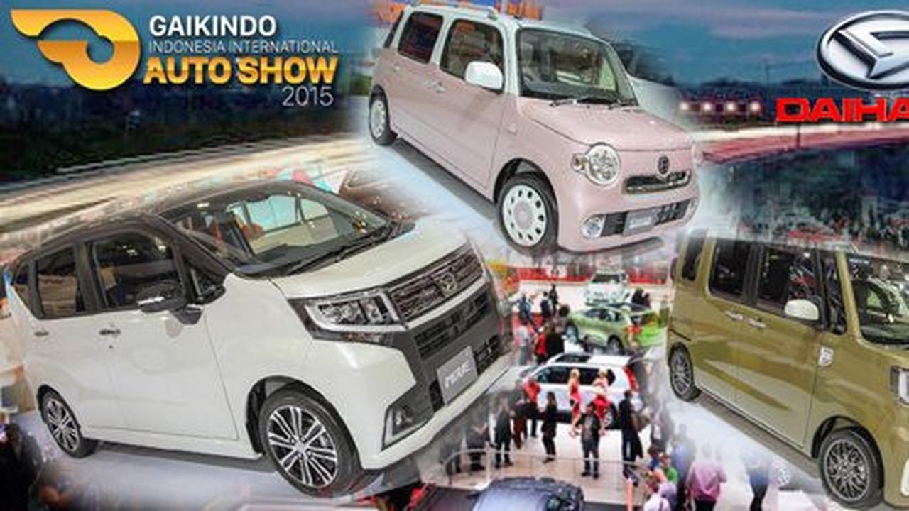 Bawa model unik, 3 Mobil Daihatsu ini hebohkan GIIAS 2015