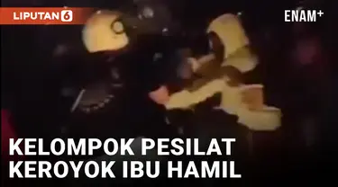 Viral! Ibu Hamil Dikeroyok Massa Diduga Pesilat Kediri