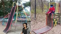 10 Potret Wahana Perosotan Nyeleneh, Desainnya Bikin Orang Tua Geleng Kepala