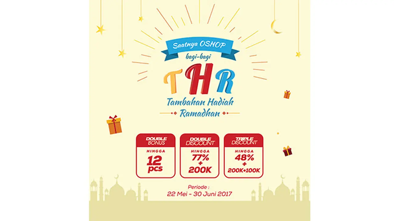 Yuk Serbu, THR dari OSHOP Udah Bisa Diambil!