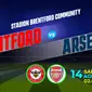 Brentford vs Arsenal (Liputan6.com/Niman)