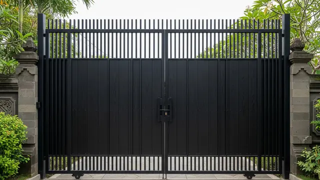 Merasa Rumah Kurang Aman? 10 Model Pagar Besi Tinggi Kombinasi Kayu Ini Bisa Dicoba