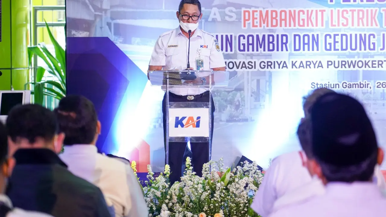 Solar Panel di Stasiun Kereta Api