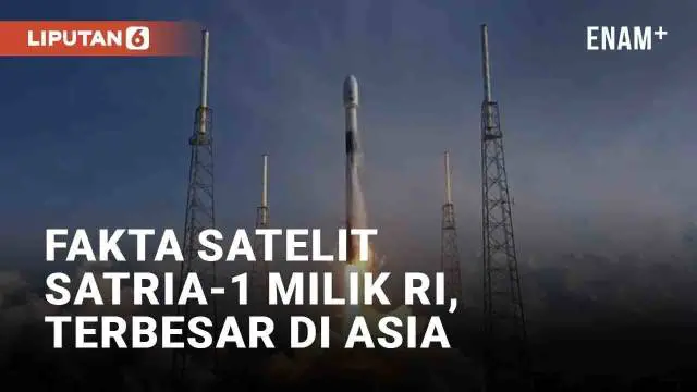 SpaceX berhasil meluncurkan satelit Satria-1 milik Indonesia. Roket Falcon 9 yang membawanya lepas landas dari Air Force Station, Florida, AS (19/6/2023) pukul 5.21 WIB. Satelit Satria-1 adalah satelit multifungsi pertama yang diinisiasi pemerintah.