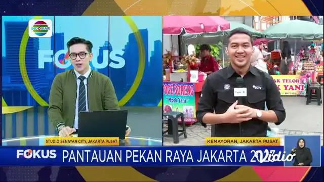 Fokus edisi (17/06) mengangkat beberapa berita di antaranya, Calon Haji Gelombang I Bertolak ke Makkah, Serunya Akhir Pekan di Jakarta Fair, Manis Legit Kue Pukis Jumbo.