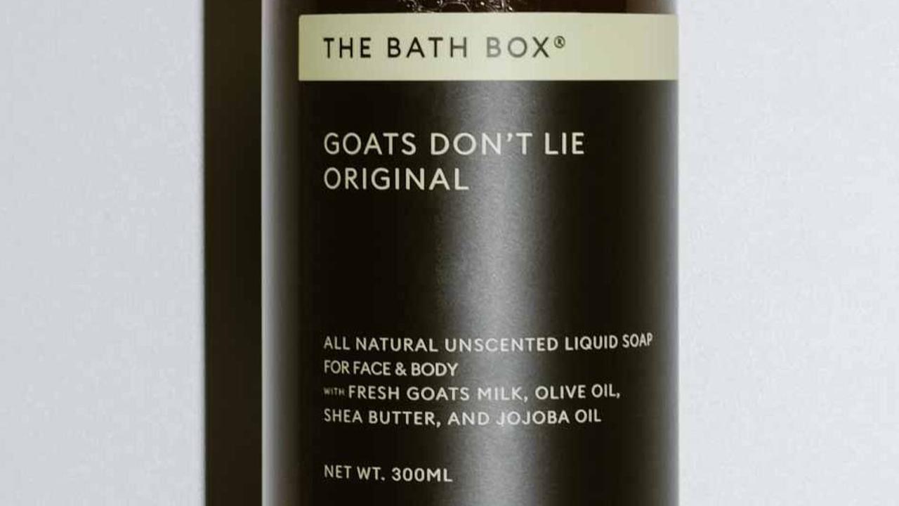 1. The Bath Box Goats Don't Lie Original Liquid Soap<br>