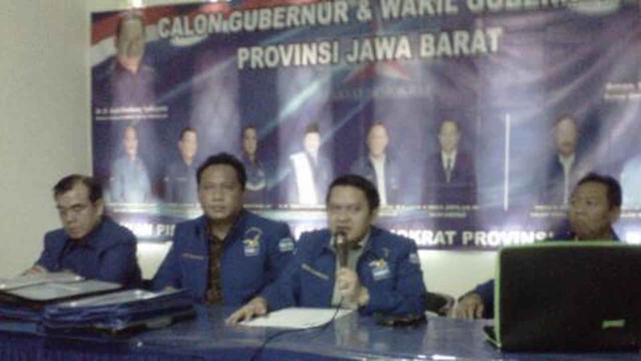 6 Bakal cagub Jabar bersaing dari Demokrat