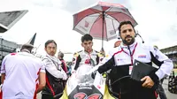 Satu-satunya pembalap Indonesia di Moto2, Mario Suryo Aji. (X/Honda Team Asia)