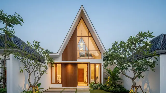Rumah Mungil Lebar 3 Meter Tapi Elegan